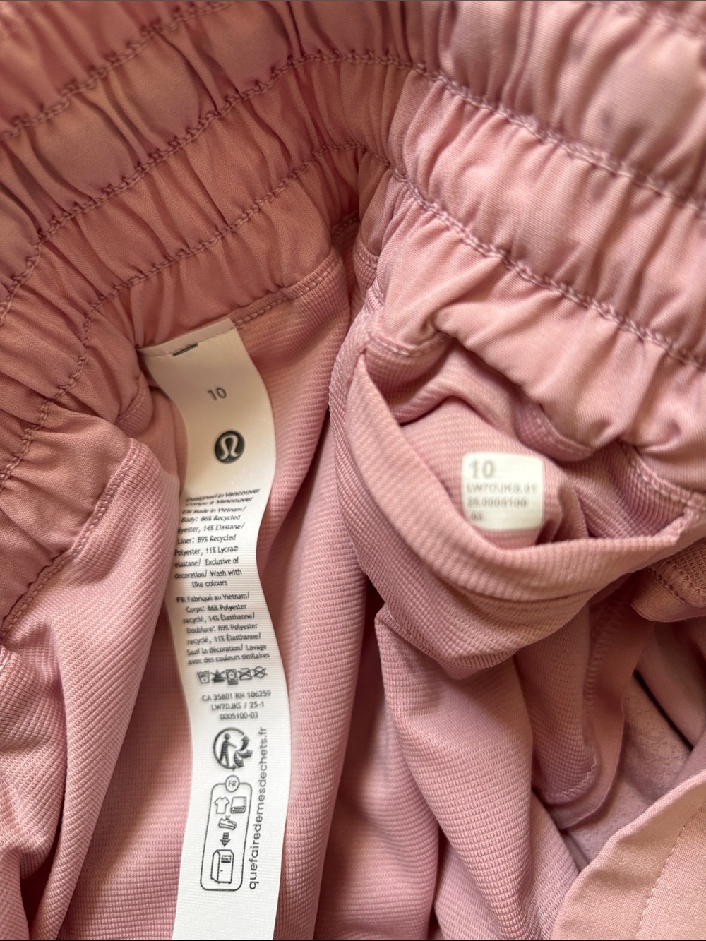 LULULEMON HOTTY HOT HR SHORTS 4” in PINK HAZE SZ 6,8,10 NWT - Picture 11 of 11